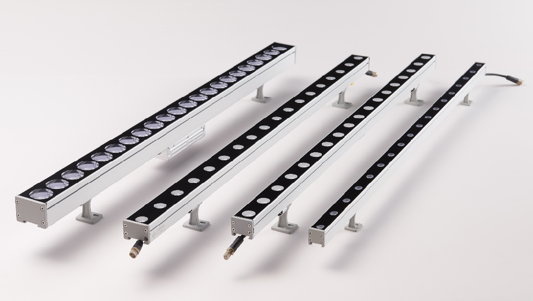 RH-W22 24W Outdoor Led Wall Washer Light,Colorful 39.3" Linear Commercial Strip Light Ideal for Outdoor/Indoor Lighting Projects, Building Decoration Projection Lamp,18W Aluminium 